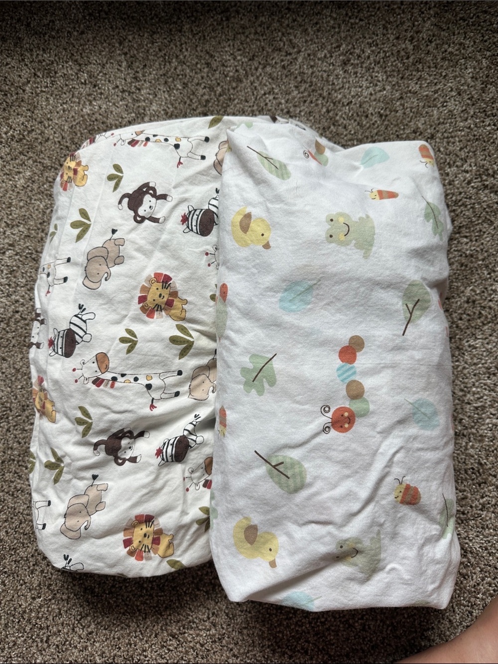 Safari Animal and Insect bundle 2 Crib Sheets